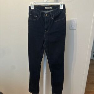 Levi's Women's Midnight Blue Straight Leg Jeans